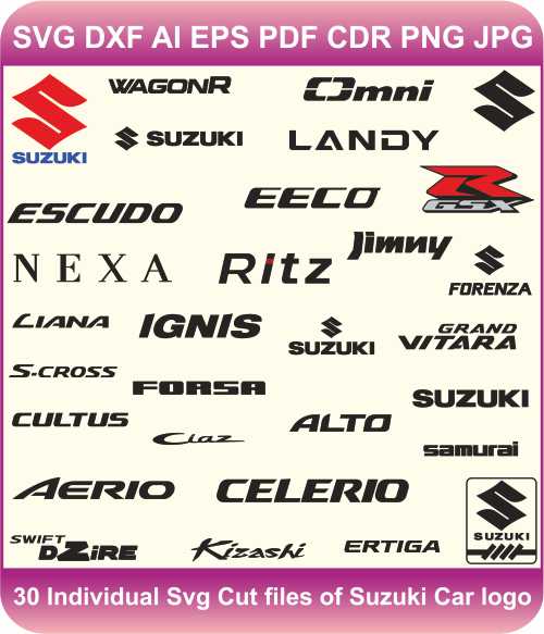 Suzuki Pack Logos Svg