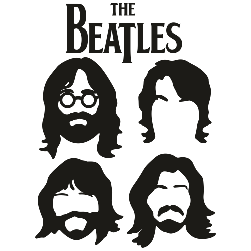 The Beatles Rock Band Silhouette