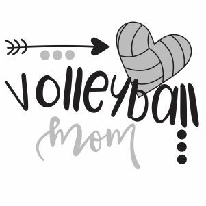 volleyball mom vector file