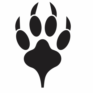 Wolf Paw Vector