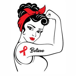 Believe Women Power vector