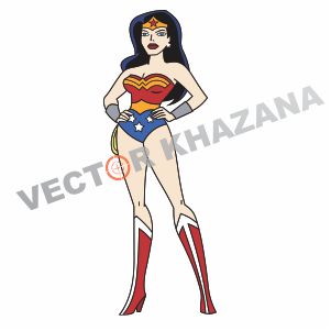 Wonder Woman Supergirl Vector