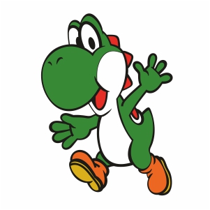 Yoshi Svg For Silhouette
